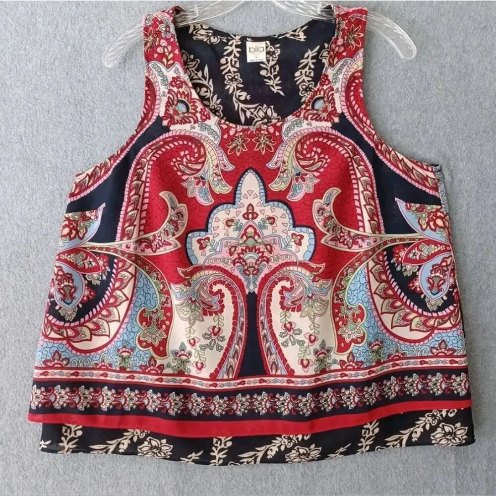 Bila Paisley Top - Small